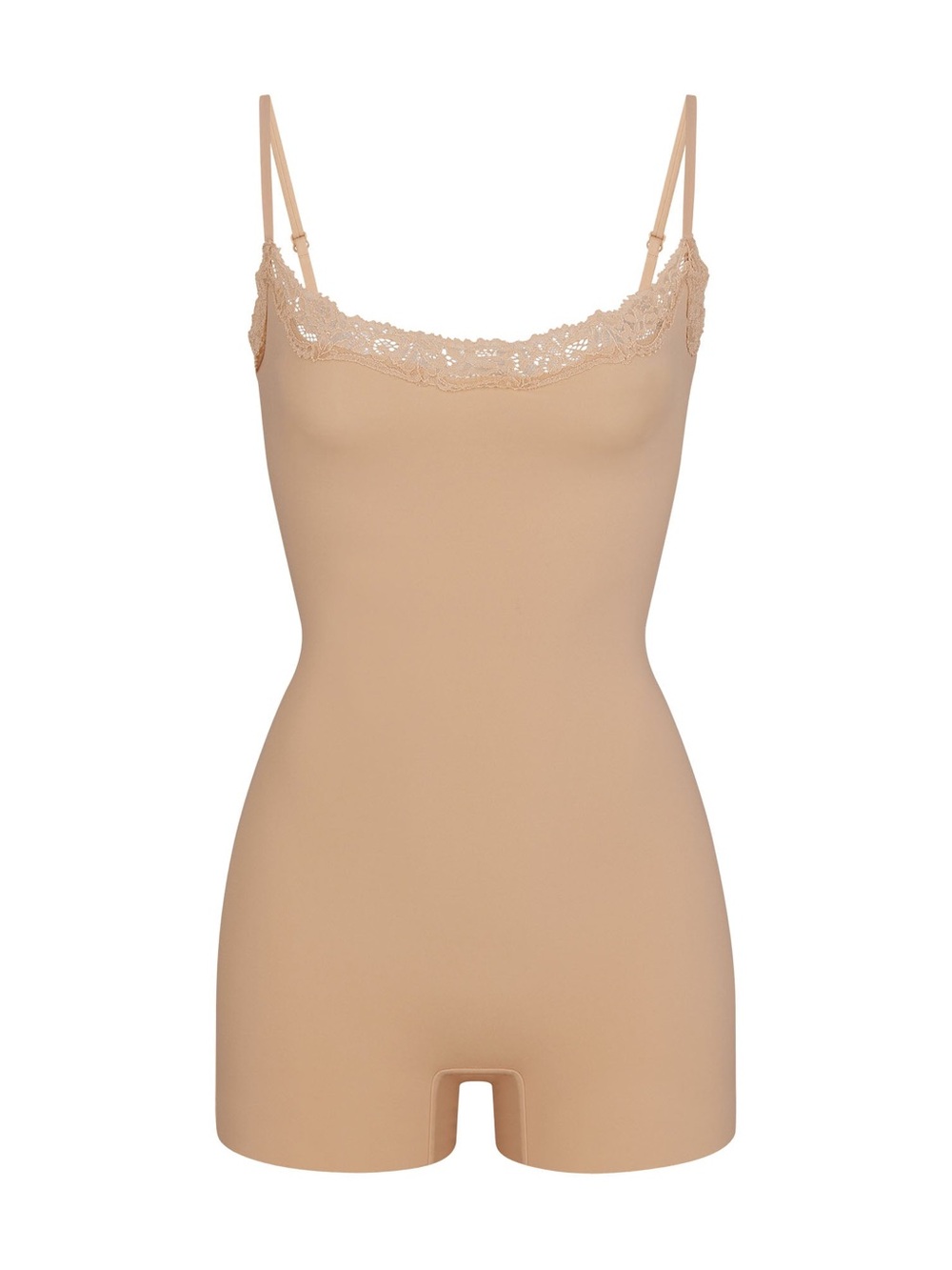 SKIMS Fits Everybody Lace Onesie Nude Size Medium